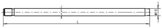 SS材质火花棒Φ12、Φ16、Φ18,用于高性能点火热箱,点火枪2